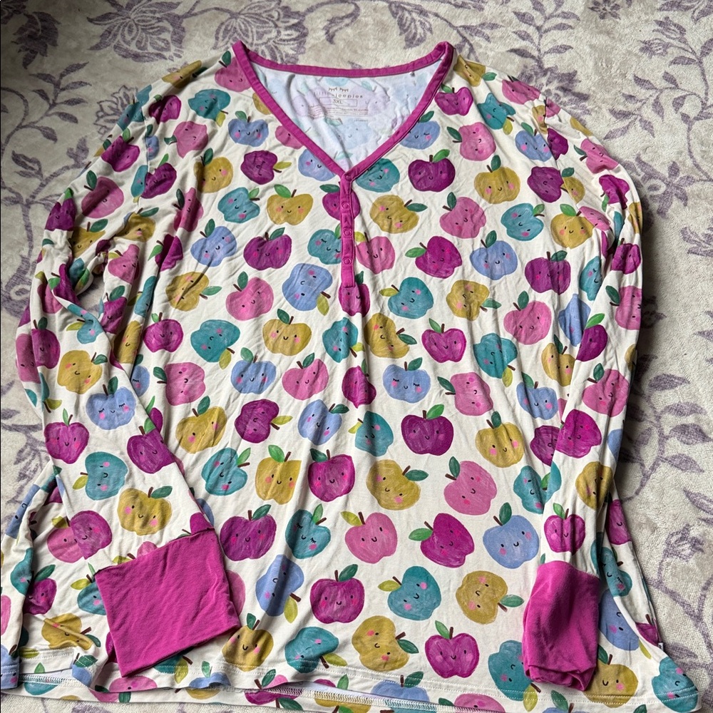 Little Sleepies Berry Apple Of My Eye Top 3X